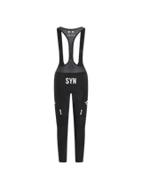 SYN Women's Pro Team Thermal Bib Tights Ace - Varme vinter cykelbukser med fleece til kvinder