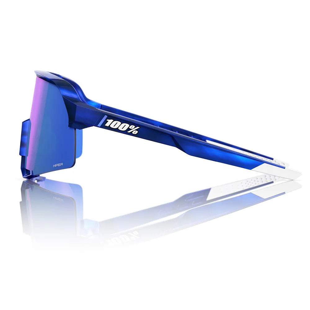 100 Percent S3 LE RBH Gloss Blue Holographic - HiPER Royal Blue Mirror Lens