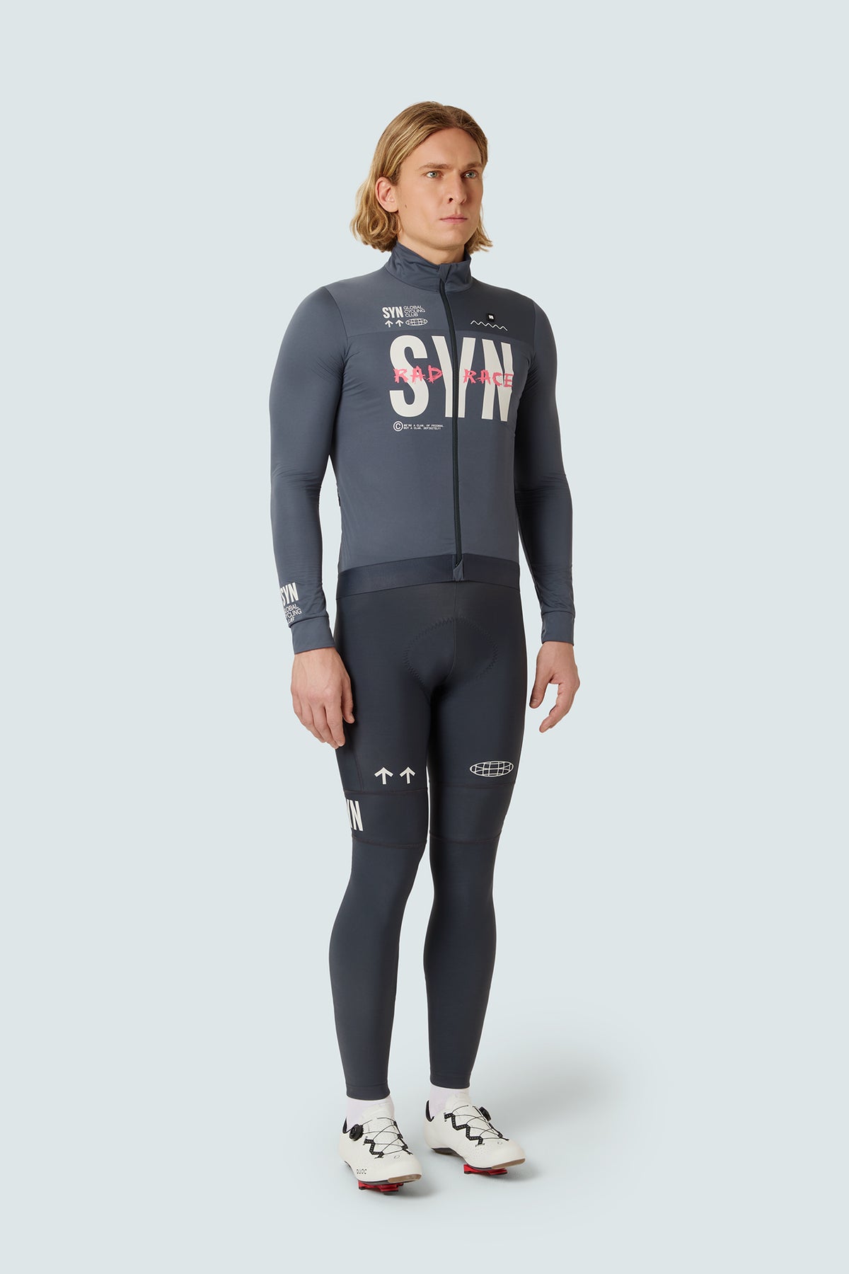SYN Men's Pro RAD RACE Club Jacket 2.0 - Dark Grey