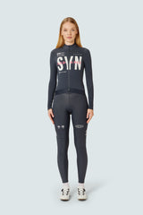 SYN Women's Pro RAD RACE Thermal Bib Tights 2.0 - Grigio Black
