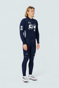 SYN Men's Pro Team APEX Thermal Langærmet Jersey 2.0 - Dark Blue - modelbillede - AW26_PRO_TEAM_APEX_male_outfit_1_01_5288