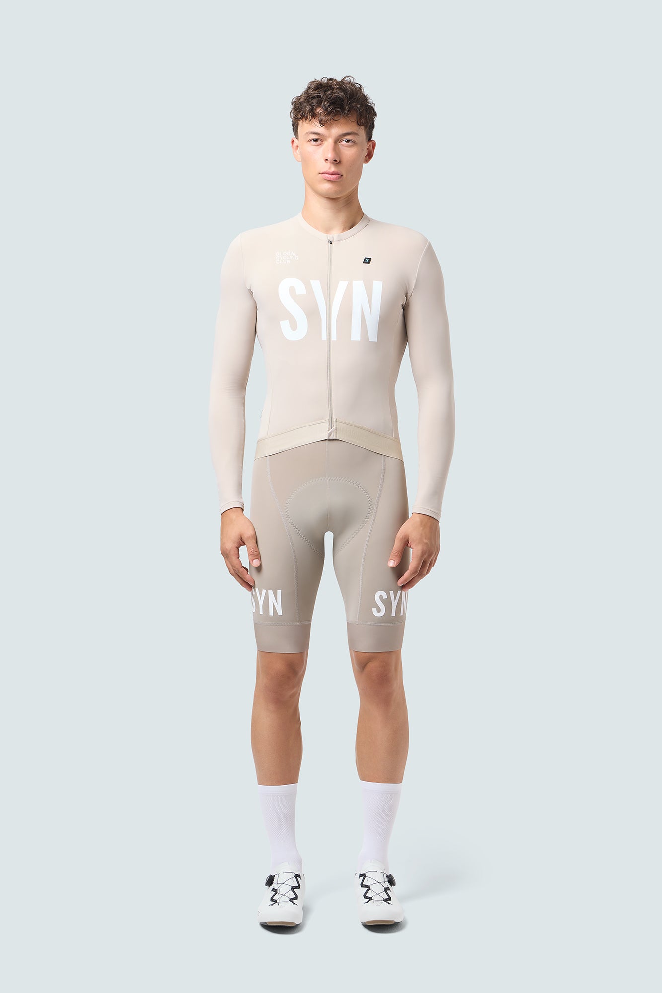 SYN Men's Training Thermal langærmet Jersey 2.0 - Iced Coffee