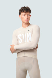 SYN Men's Training Thermal langærmet Jersey 2.0 - Iced Coffee