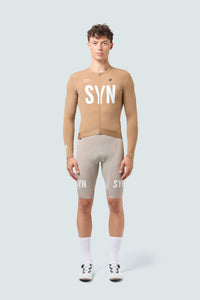 SYN Men's Training 2.0 Bib shorts - Dark Sand