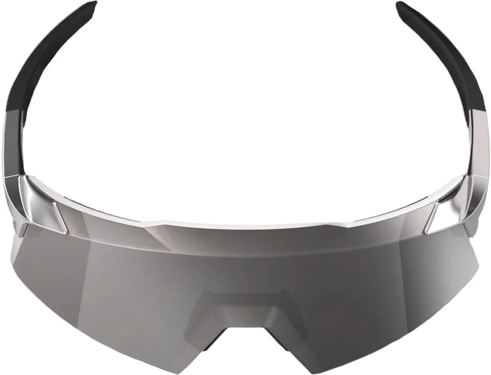 100 Percent AEROCRAFT® Gloss Black Chrome HiPER® Silver Mirror Lens