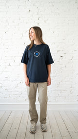 Endless Roads Route - Box Fit Tee Navy / Blue