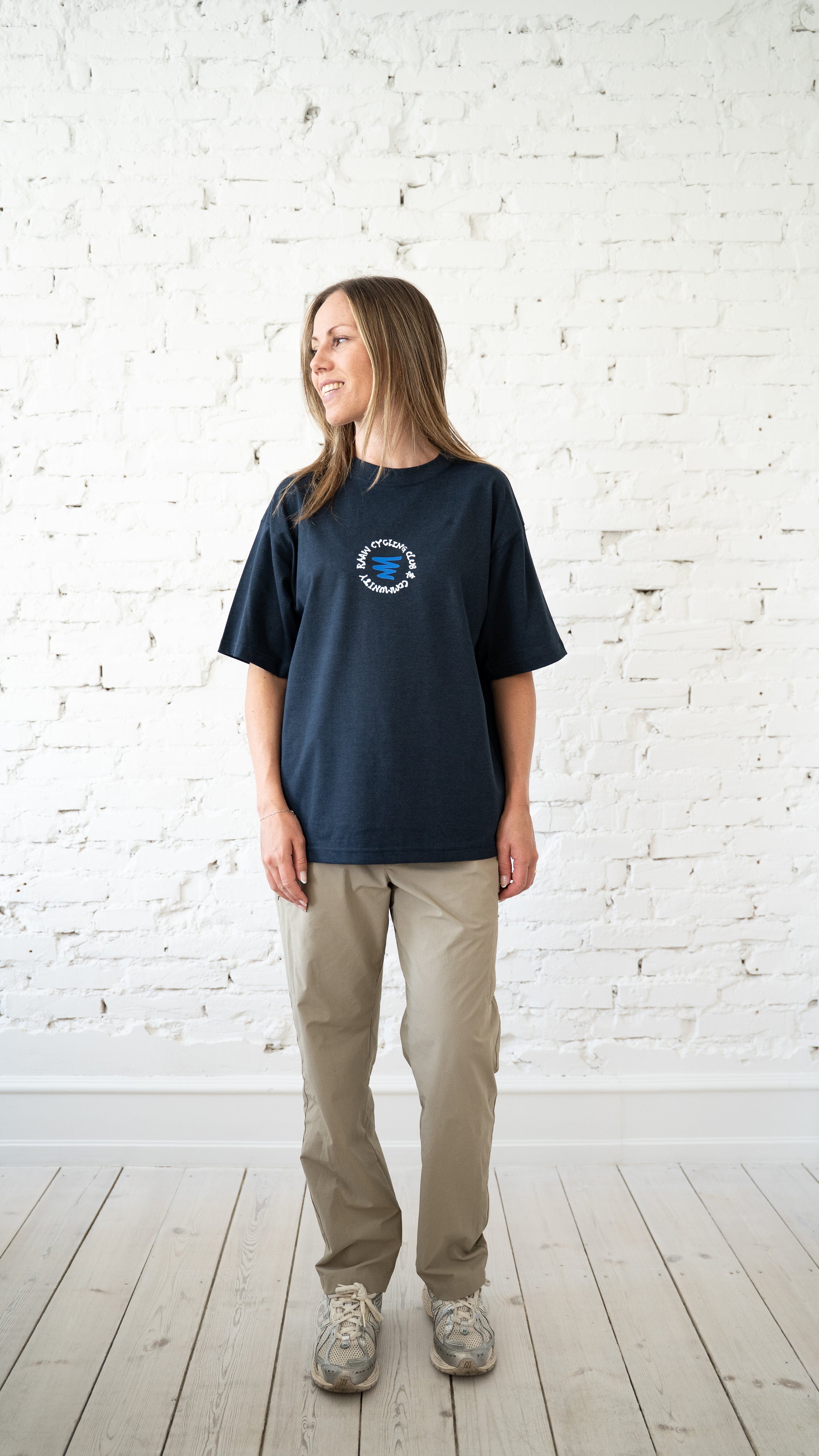 Endless Roads Route - Box Fit Tee Navy / Blue