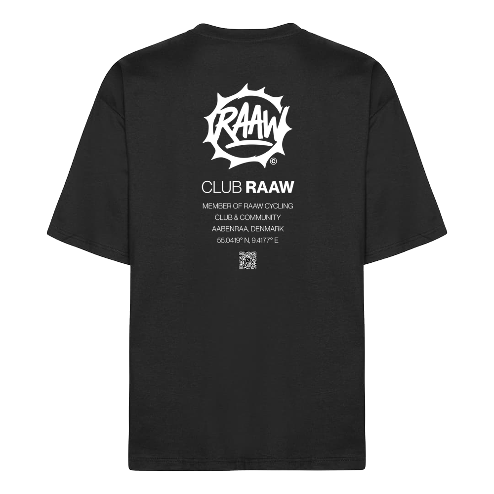 RAAW CLUB T-SHIRT - Sort