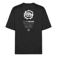 RAAW CLUB T-SHIRT - Sort