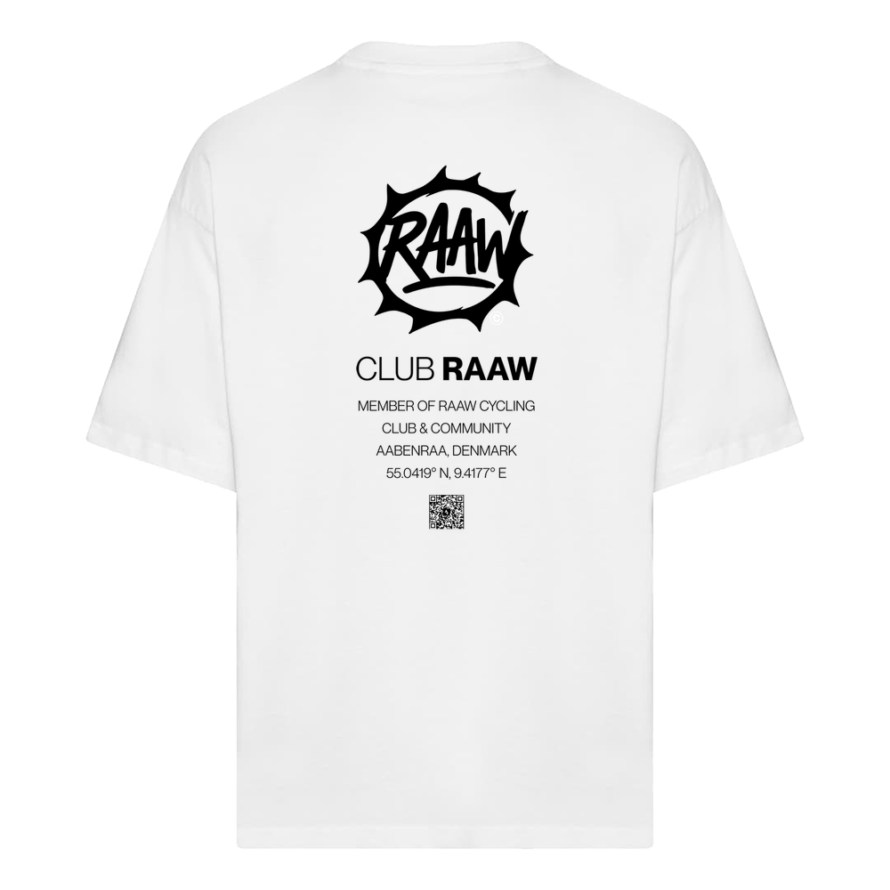 RAAW CLUB SHIRT BOXFIT Unisex - Hvid