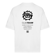 RAAW CLUB SHIRT BOXFIT Unisex - Hvid