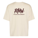 RAAW LOGO T-SHIRT - BEIGE