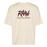 RAAW LOGO T-SHIRT - BEIGE
