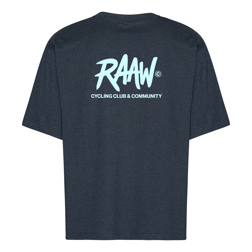 RAAW LOGO T-SHIRT - Navy