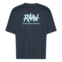 RAAW LOGO T-SHIRT - Navy