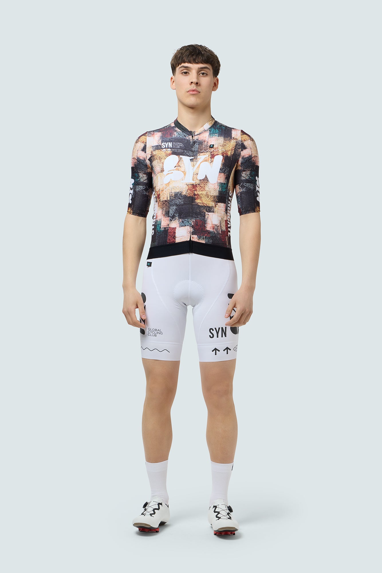 SYN Men’s Pro Team Bib Shorts - Hvid