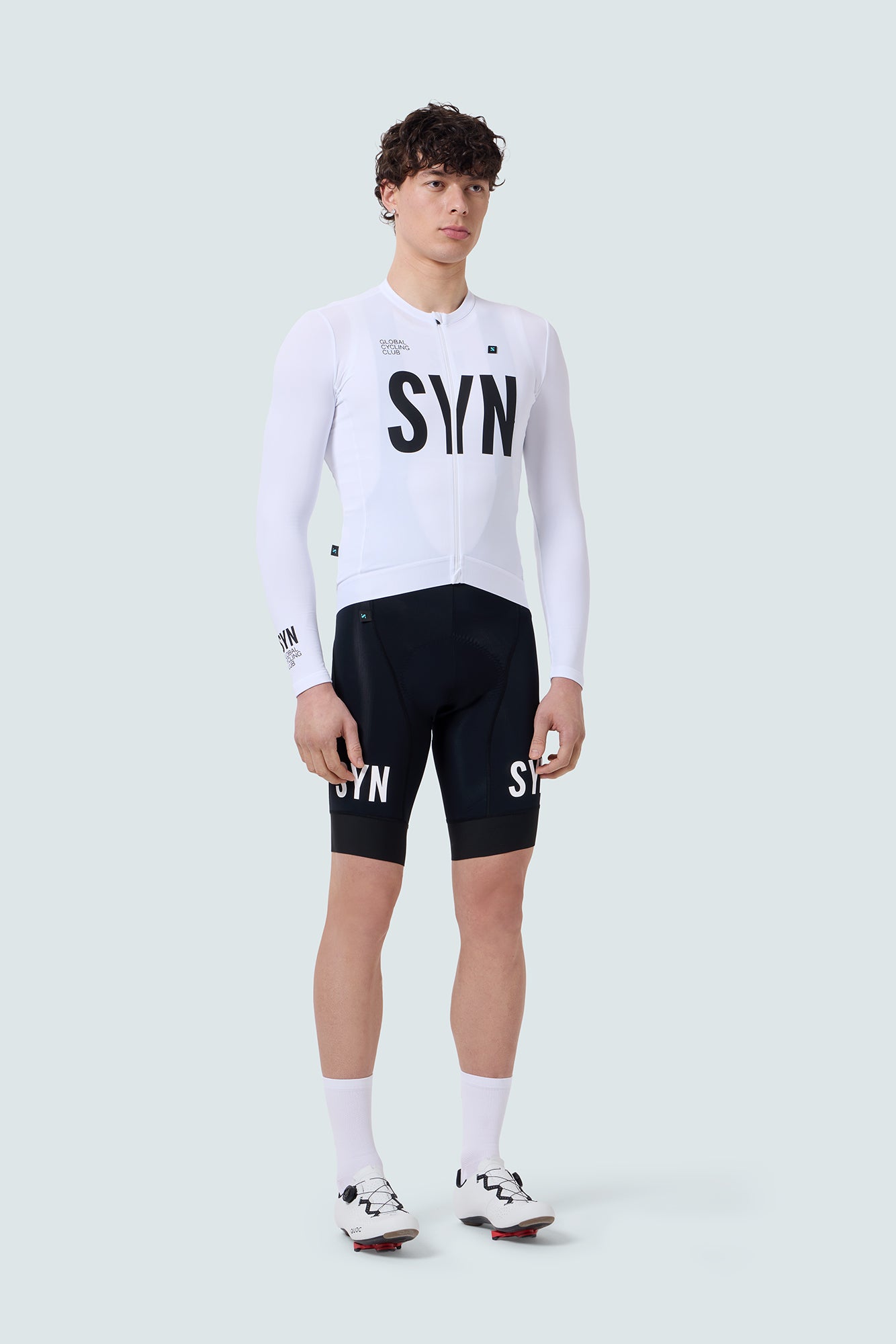 SYN Men's Training Thermal langærmet Jersey 2.0 - Hvid