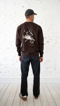 Endless Roads Roadmark - Crewneck Dark Brown
