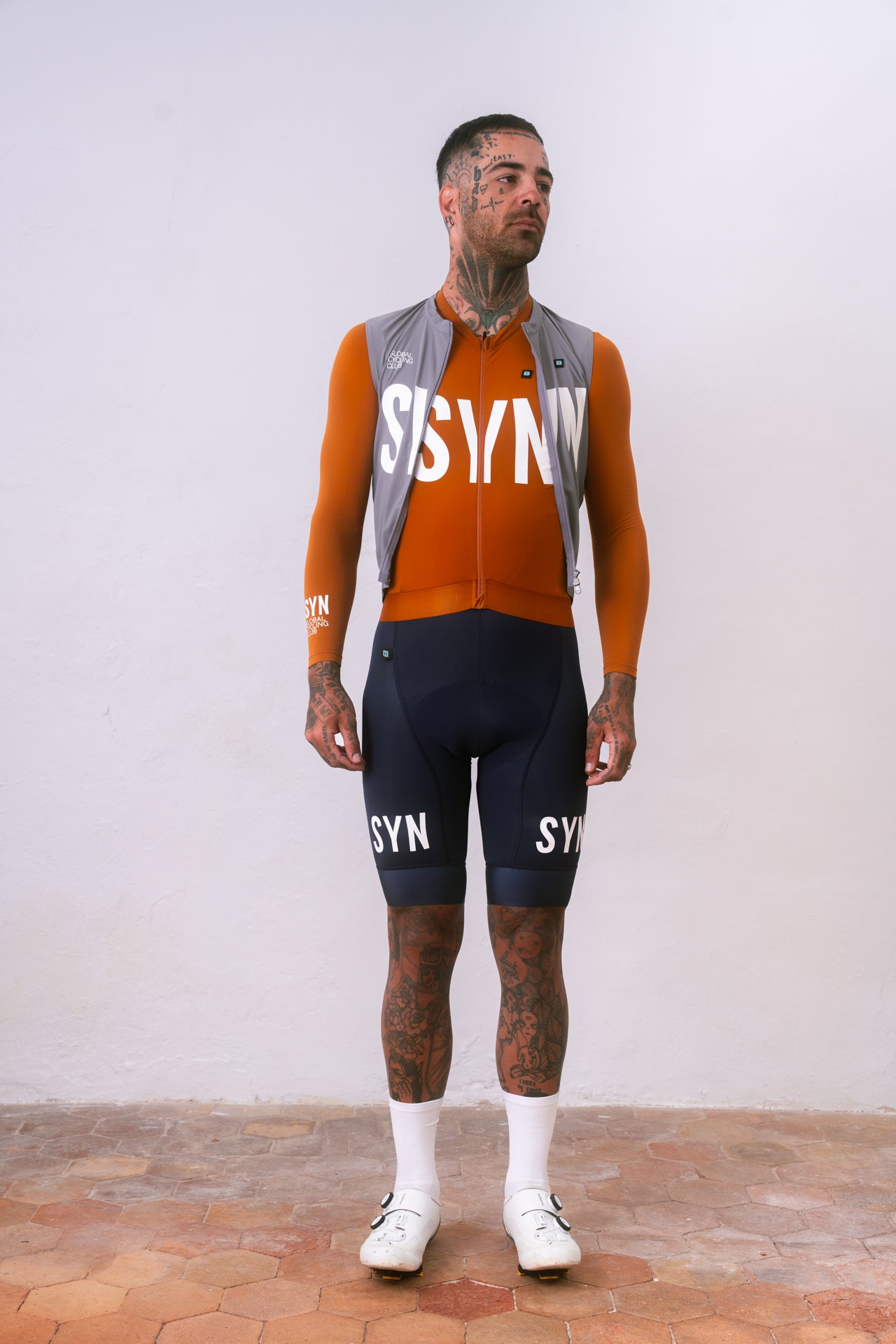 SYN Men's Training Bib Shorts 2.0  - Pacific