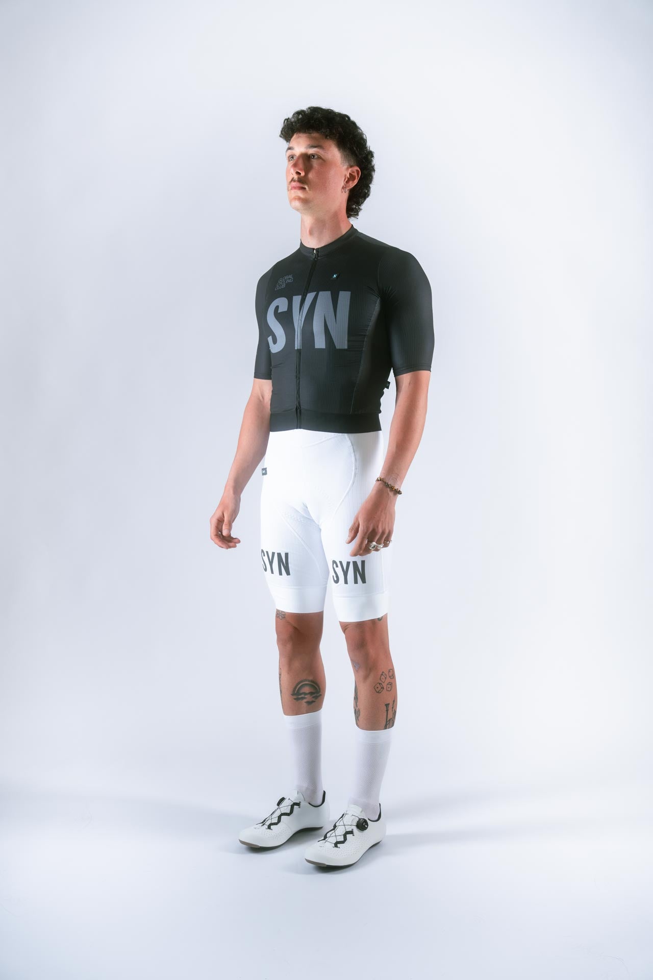 SYN Men's Pro Bib Shorts - Hvid