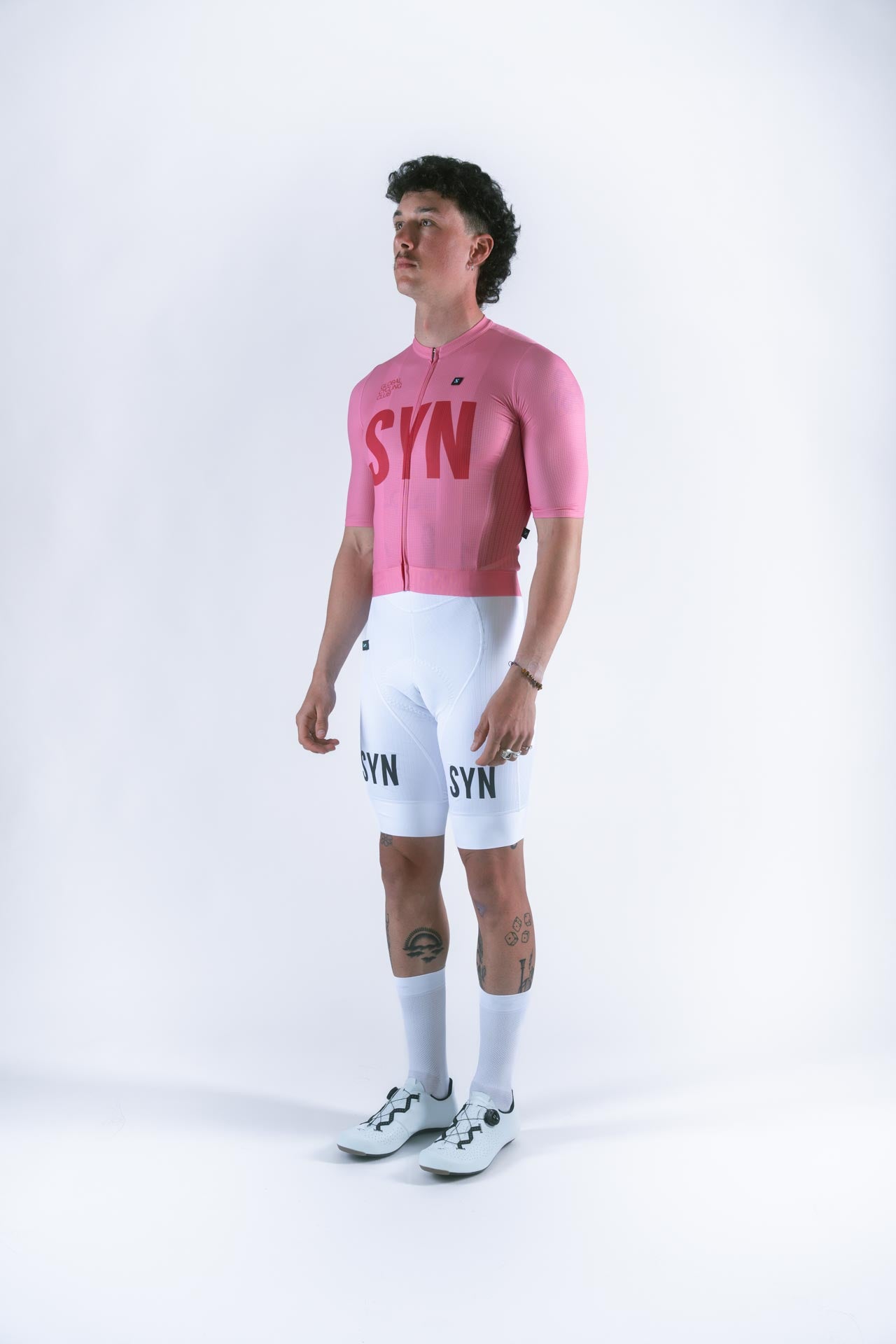 SYN Men's Pro Bib Shorts - Hvid