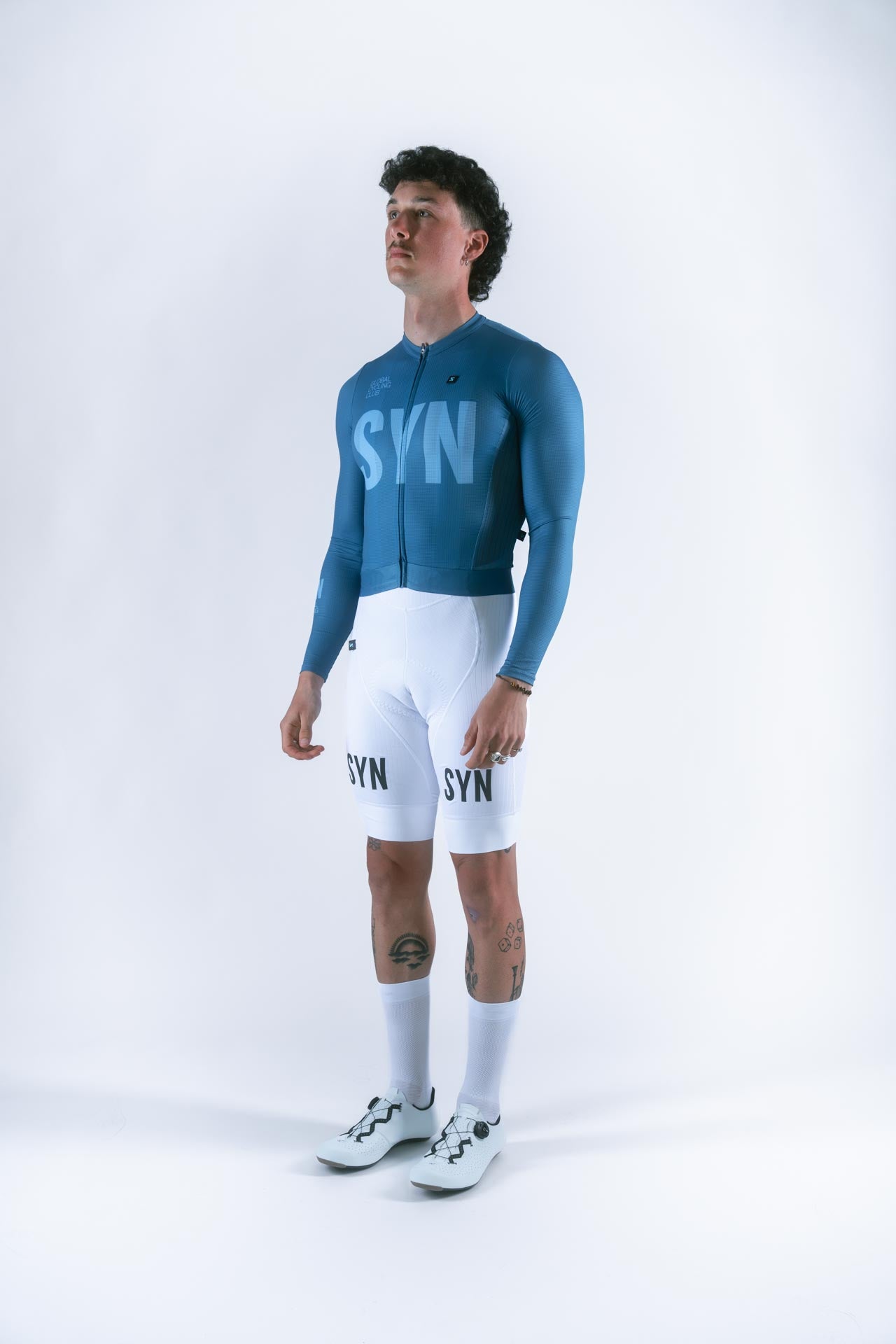 SYN Men's Pro Bib Shorts - Hvid