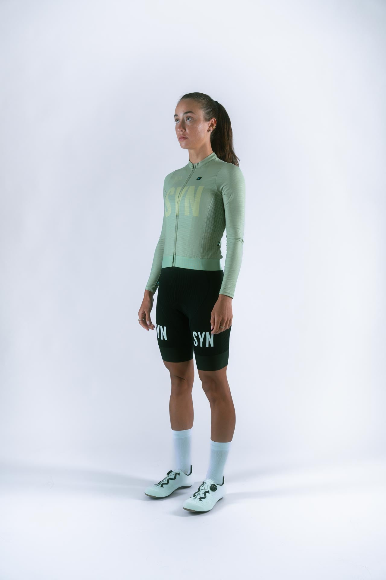 SYN Women's Pro Langærmet Jersey - Lizzard Green