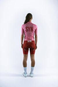 SYN Women's Pro Bib shorts - Merlot