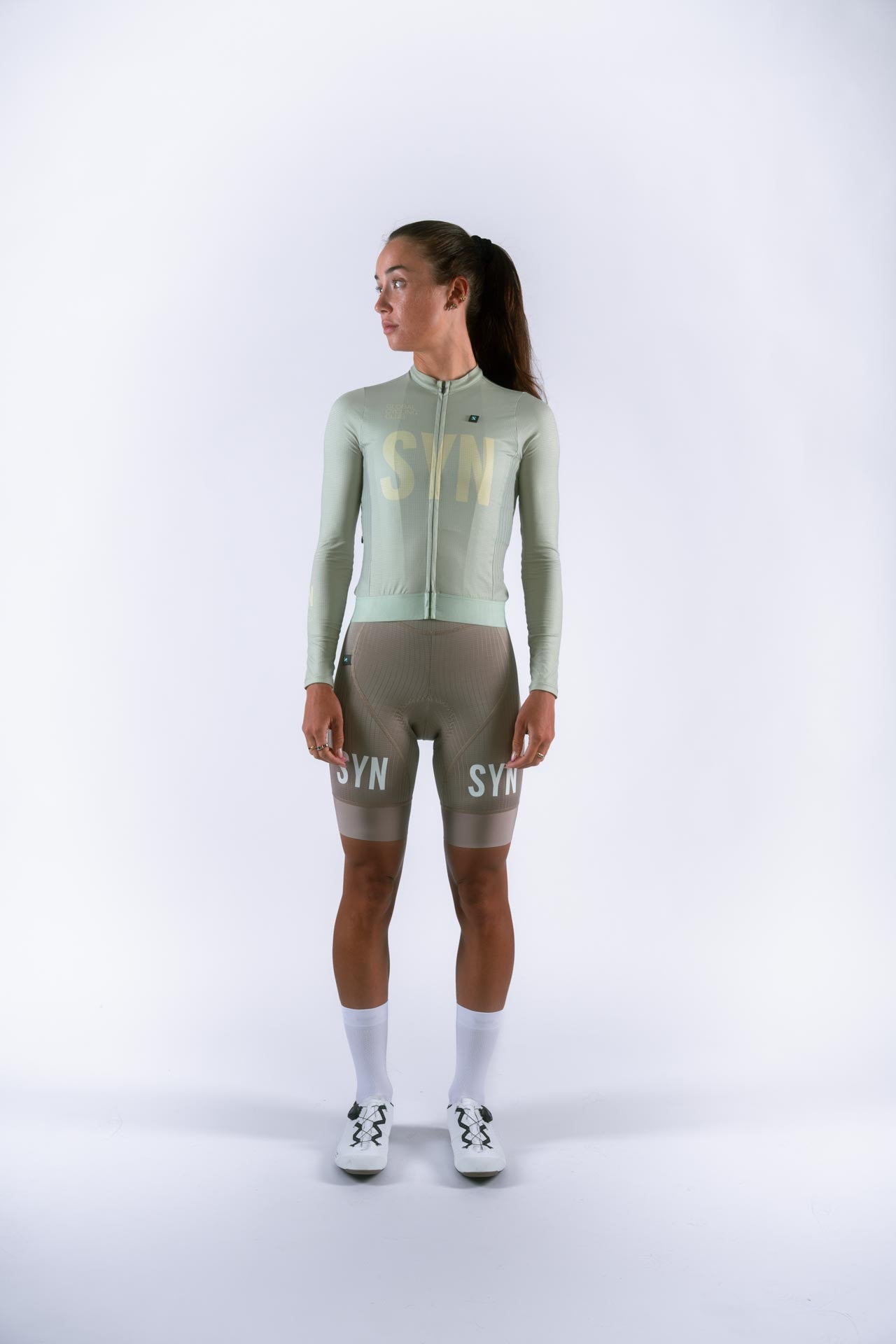 SYN Women's Pro Langærmet Jersey - Lizzard Green