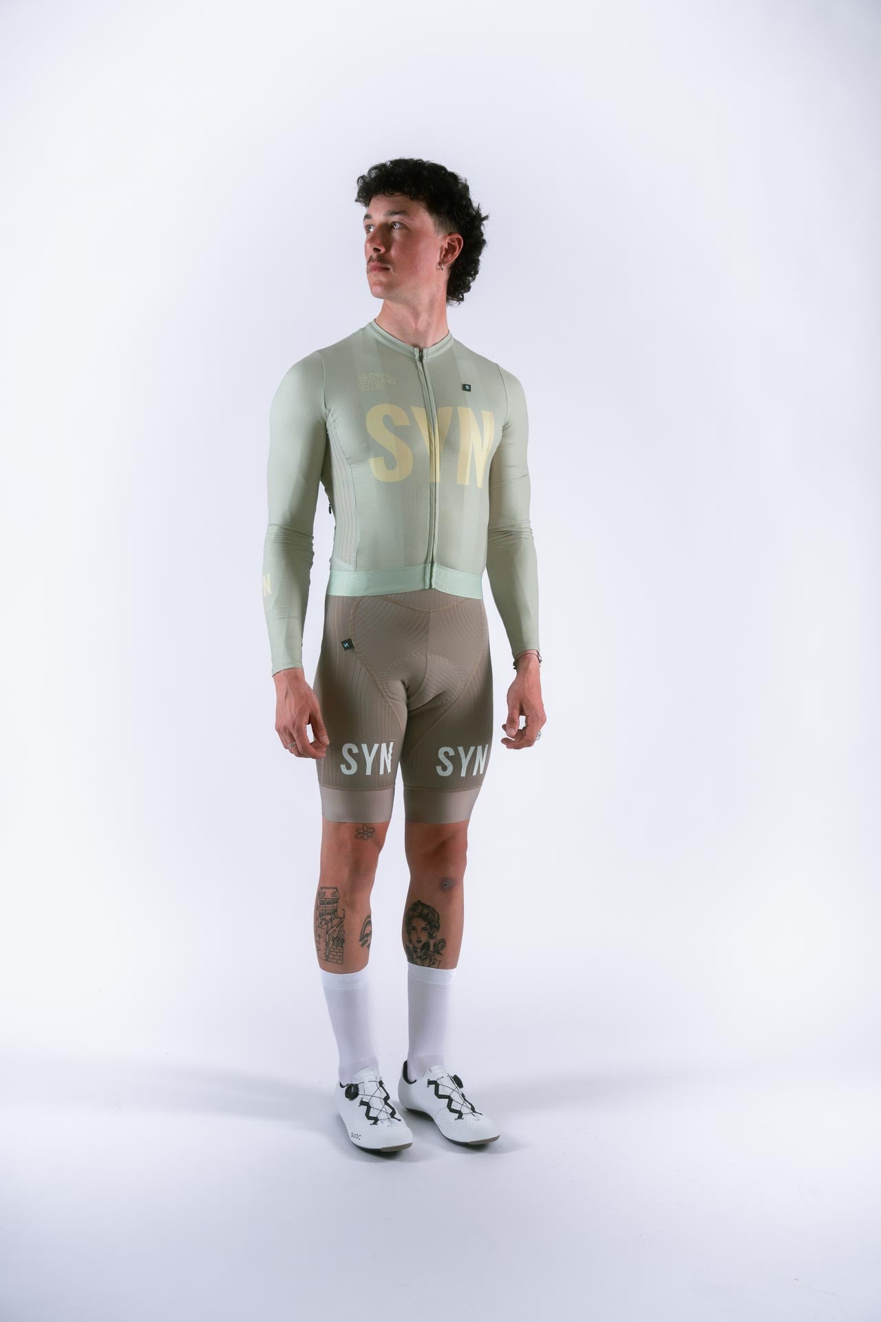 SYN Men's Pro Langærmet Jersey - Lizzard Green