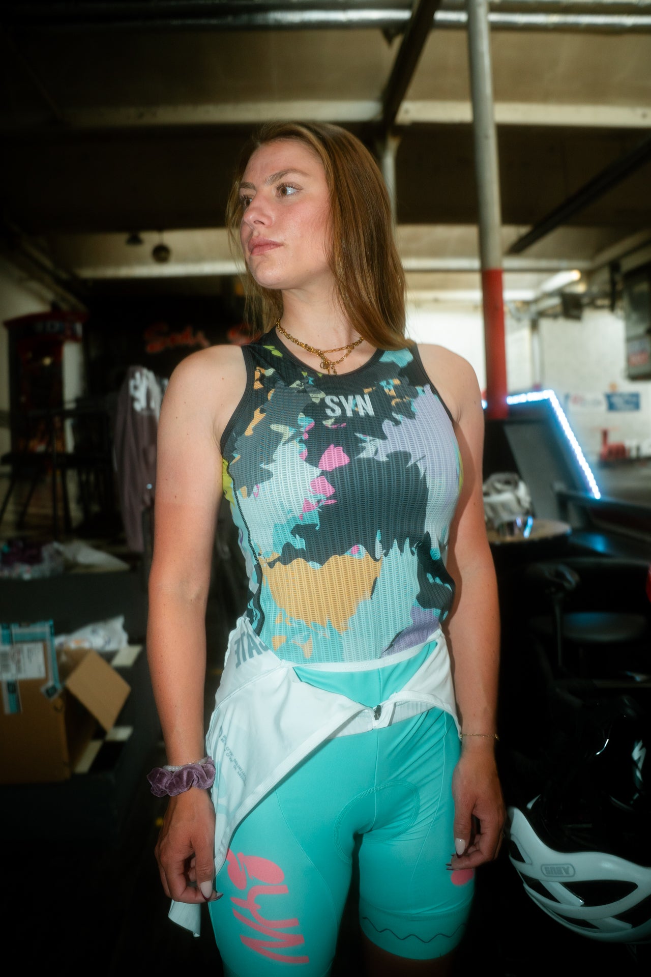 SYN Women's Pro Team Mesh Baselayer - Splash