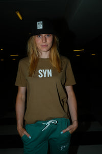 SYN Unisex Heavy Organic T-shirt - Coffee