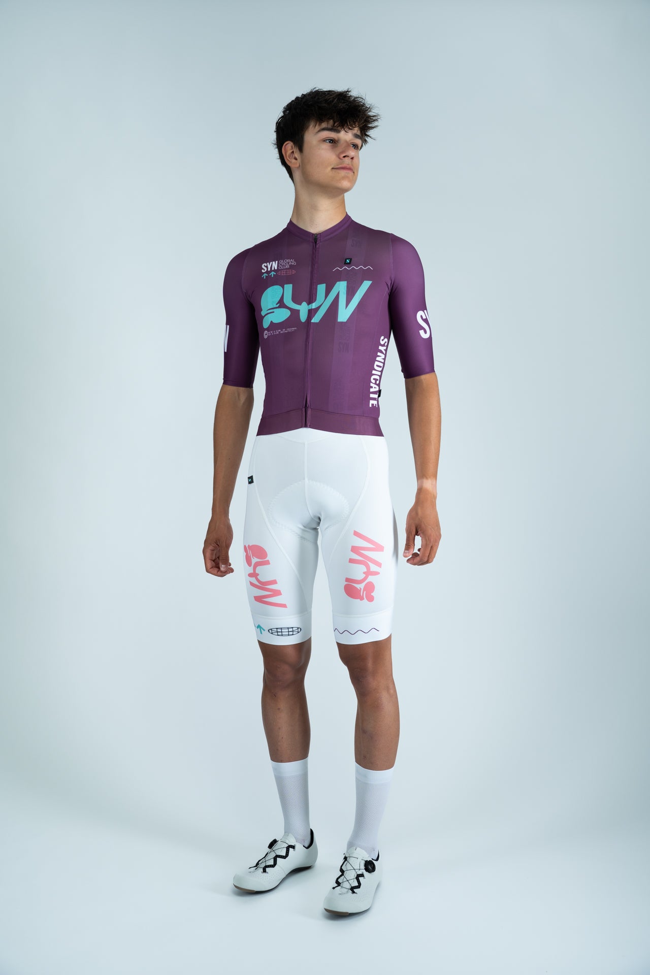 SYN Men's Pro Team Bib Shorts - Milky Way