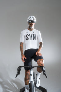 SYN Men's Pro Tech Skinsuit Sort/Hvid
