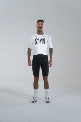 SYN Men's Pro Tech Skinsuit Sort/Hvid