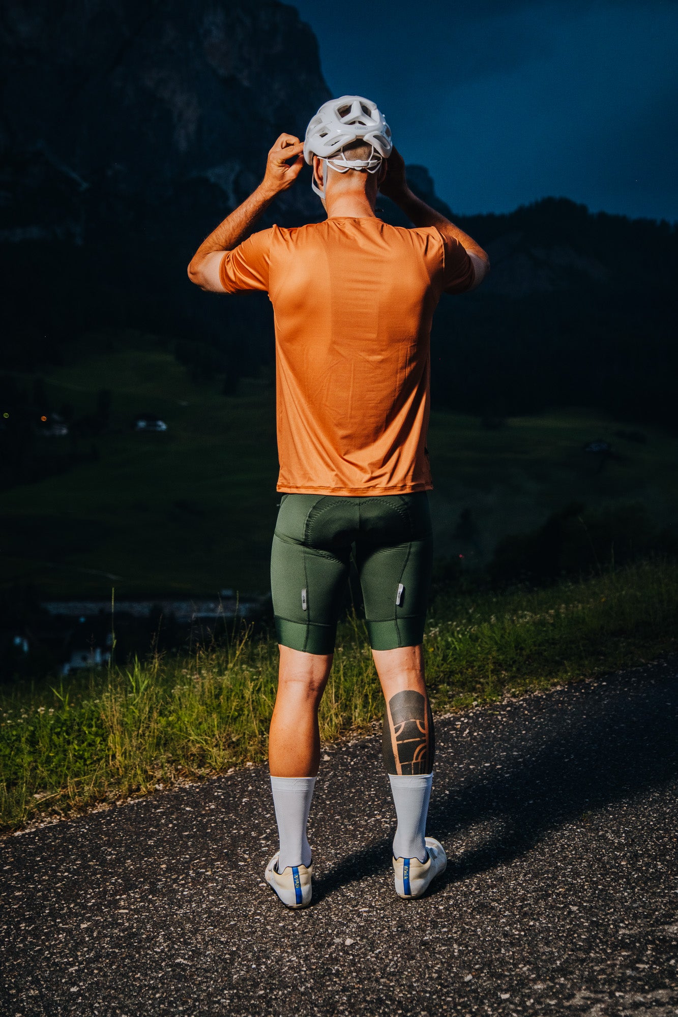 SYN Men's Distance Cargo bib shorts - Ivy