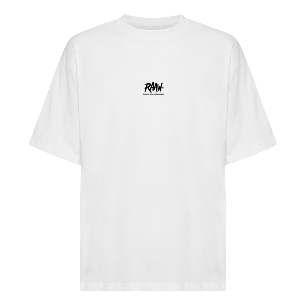 RAAW CLUB SHIRT BOXFIT Unisex - Hvid