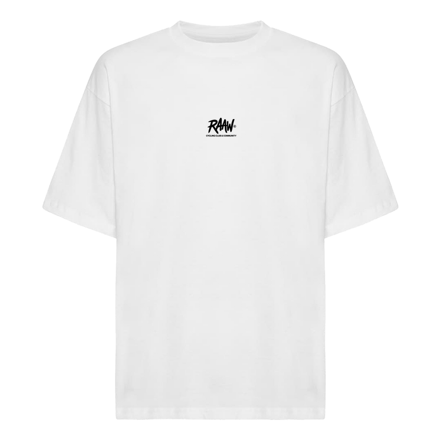RAAW CLUB SHIRT BOXFIT Unisex - Hvid