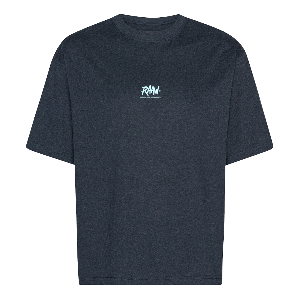RAAW LOGO T-SHIRT - Navy