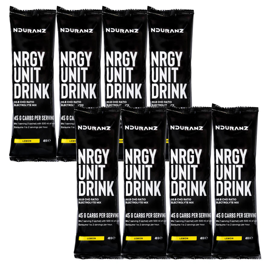 Nduranz Nry Unit Drink Lemon - 1 x 8 Portionsopdelt energi drik