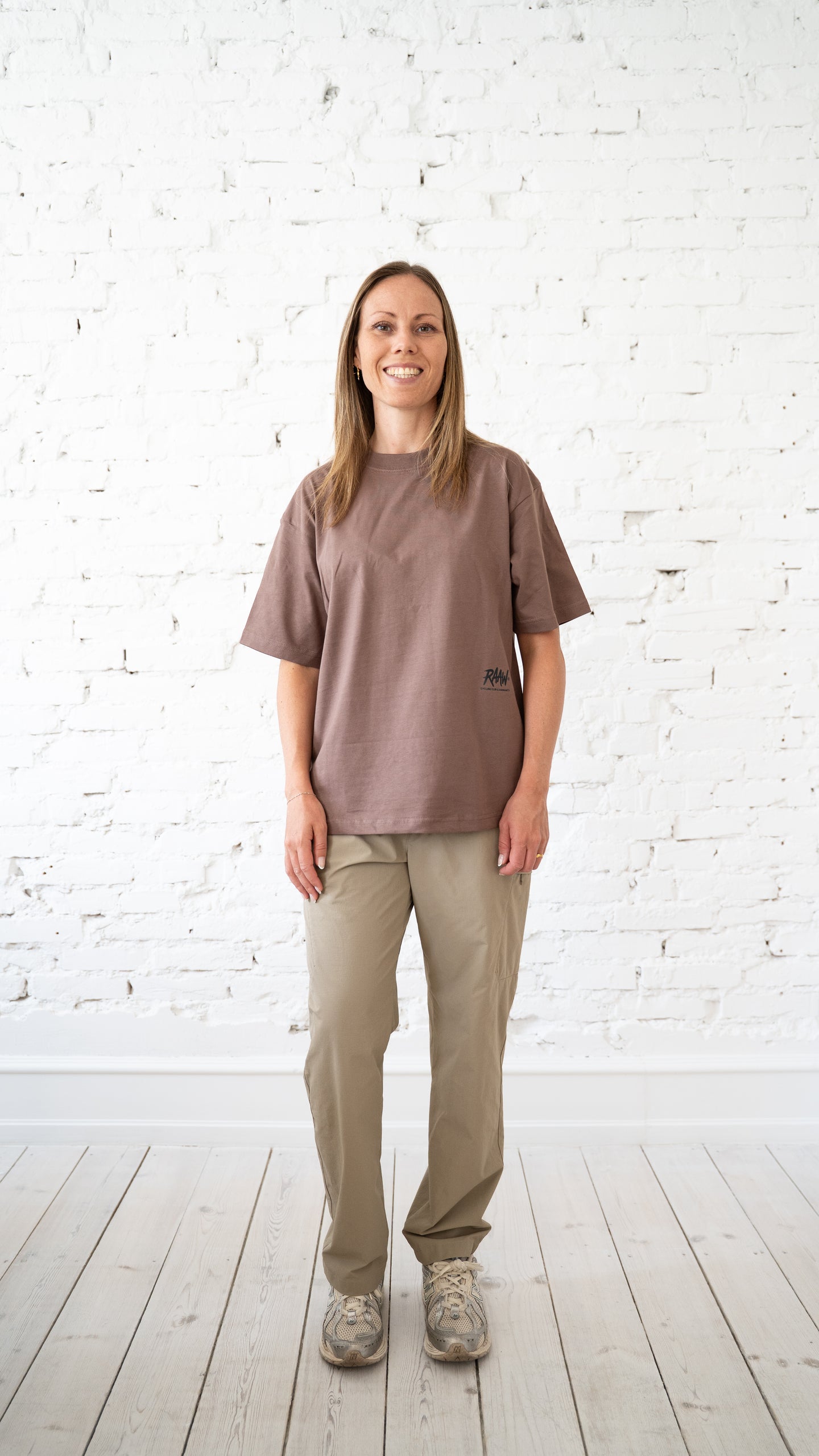 Endless Roads Signal - Box Fit Tee Mocha