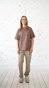 Endless Roads Signal - Box Fit Tee Mocha