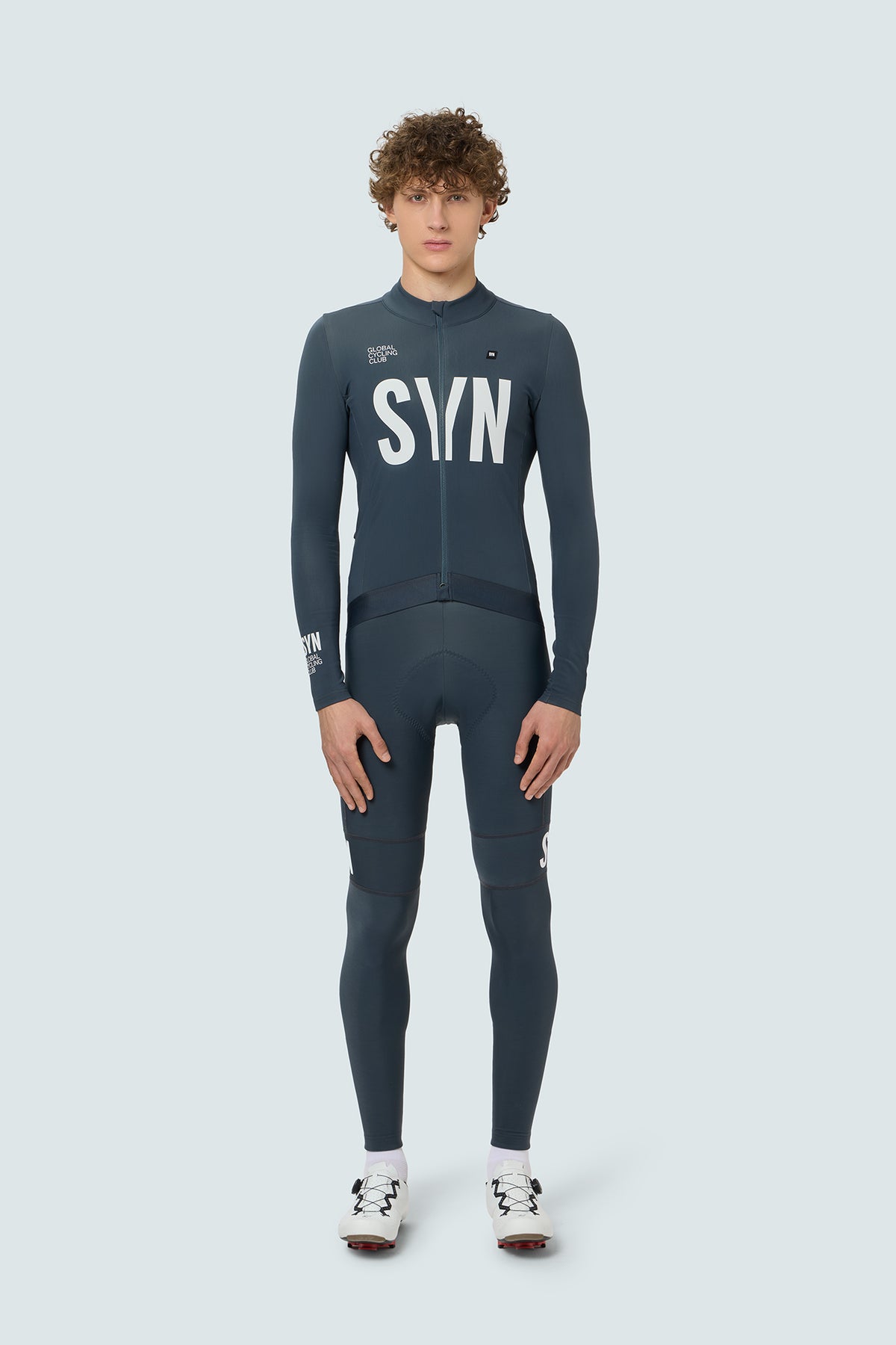 SYN Men's Pro 2.0 Thermal Vinter Langærmet jersey - Tarmac