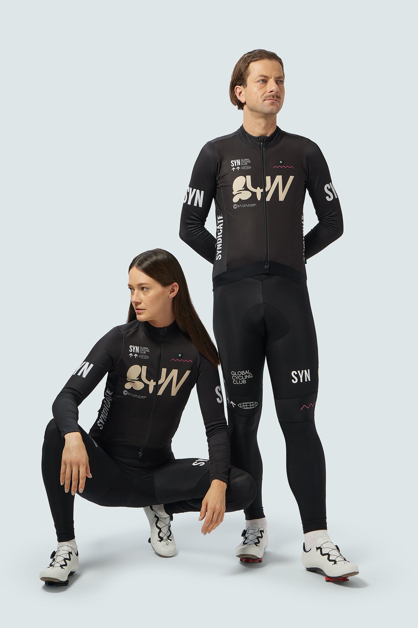SYN Women's Pro Team Shield Langærmet Jersey Ace - Vindtæt og varm langærmet vinter trøje til kolde ture