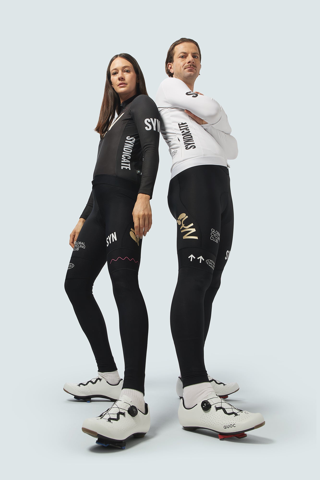 SYN Men's Pro Team Shield Langærmet Jersey Slick - Vindtæt og varm langærmet vinter trøje til kolde ture