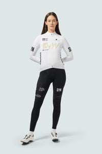 SYN Women's Pro Team Thermal Bib Tights Ace - Varme vinter cykelbukser med fleece til kvinder