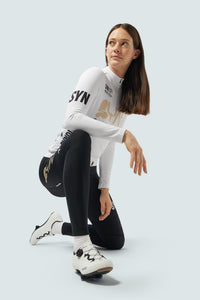 SYN Women's Pro Team Shield Langærmet Jersey Slick - Vindtæt og varm langærmet vinter trøje til kolde ture