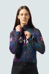 SYN Women's Pro Team Shield Jakke Verve - Vandtæt og vindtæt cykeljakke til kolde vinterture