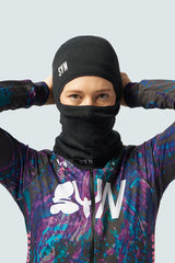 SYN Air Knit Beanie sort - Let vintervarme under hjelmen