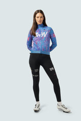 SYN Women's Pro Team Shield Jakke Stream - Vandtæt og vindtæt cykeljakke til kolde vinterture